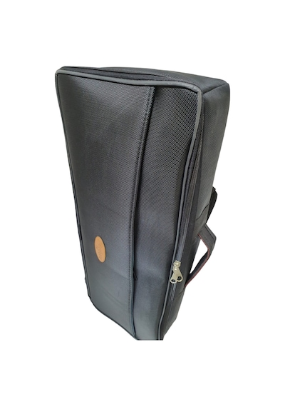 Profesyonel Evalı Kumaş Gigbag Çiftli Kemençe Kılıfı - Siyah Renk - Su Geçirmez
