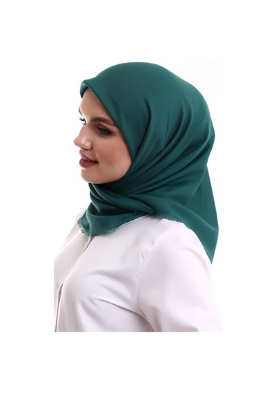 Pamuklu Pano Düz Desensiz Örtü Koyu Yeşil