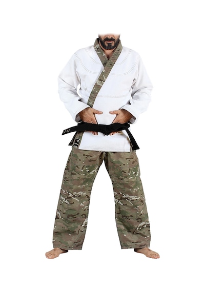Dosmai Astarlı Profesyonel Jijutsu Elbisesi Kuşaksız Yeşil Sb102 Yeşil