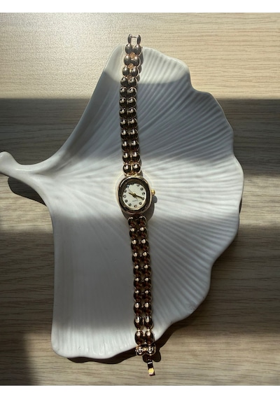 Minimal Metal Kadın Kol Saati Altın 50959904