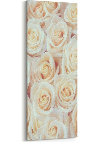 Olla 60x180 Cm 11632dı Çiçek Görseli Dikey İnce Kanvas Tablo