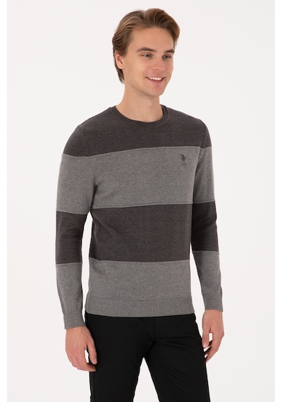 U.S. Polo Assn. Erkek Antrasit Melanj Kazak 50307874-VR081