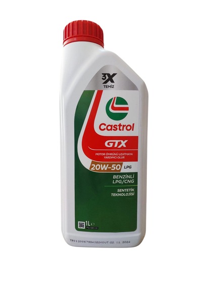 Castrol Gtx 20W-50 Lpg Motor Yağı 1 L