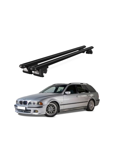 Venüs Bmw 5 Series Touring E39 2000-2004 Uyumlu Siyah Ara Atkı Port Bagaj Tavan Barı
