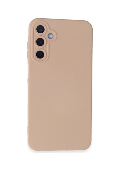 Samsung Galaxy A25 5g Kılıf Nano İçi Kadife Silikon - Pudra
