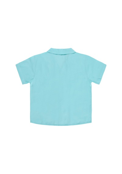 Civil Boys Basic Tatil Yaka 6-9 Yaş Gömlek - Yeşil Mint Yeşili
