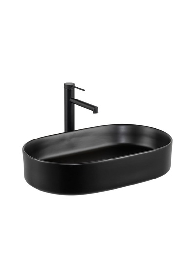 E-w1202ms Tezgah Üstü Lavabo Mat Siyah Renkli