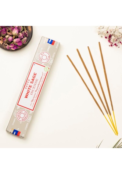 Satya Beyaz Adaçayı Aromalı Masala Çubuk Tütsü