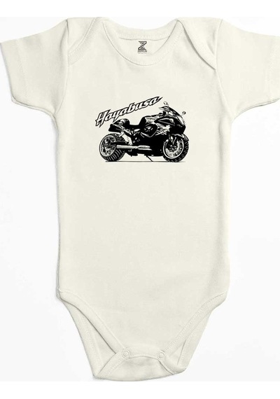 Zepplin Giyim Suzuki Hayabusa Ekru Bebek Body Zıbın