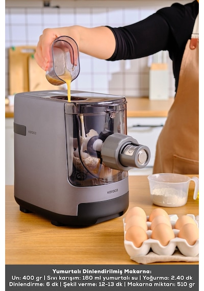 Karaca Pastachef Otomatik 0.6L Makarna ve Erişte Yapma Makinesi