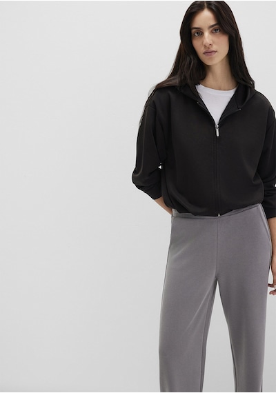 Mavi - Fermuarlı Tencel Tm Siyah Sweatshirt 1s10489-900 Siyah