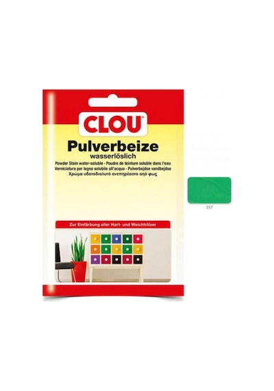 Suda Çözülen Oksit Toz Ahşap Boyasıclou Oksit Toz Boya Nr:157 Açık Yeşil Oksit 12gr-5148