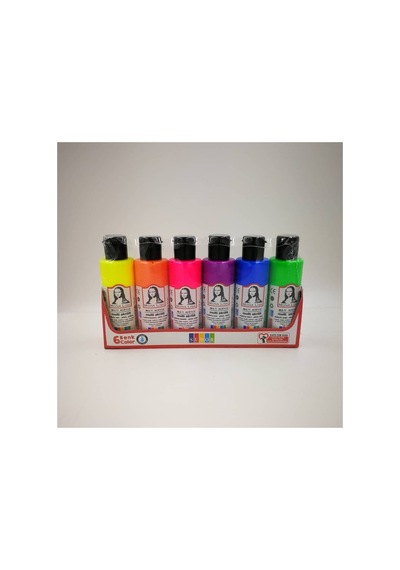 Südor Sd1006f Akrilik Boya Multi Fosforlu 6x70 Ml Çok Renkli