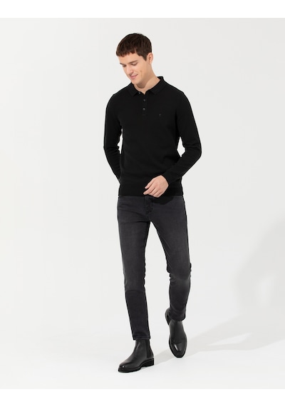 Pierre Cardin Erkek Siyah Kazak /triko 50257252-vr046 Siyah