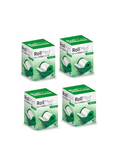 Rollmed Hipoalerjenik Kağıt Flaster 5 CM x 5 M 4 Adet