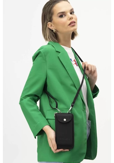 United Colors Of Benetton Siyah Omuz Askılı Kadın Cüzdan/çanta Bnt-1213