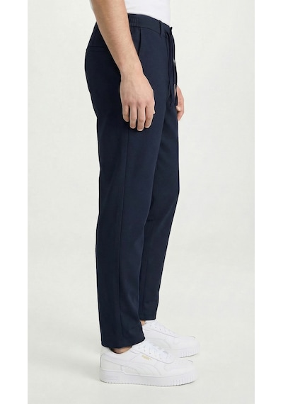 Etikmen Lacivert İpli Kolay Ütülenebilir Easy Iron Jogger Erkek Pantolon Lacivert