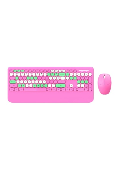 Geezer Kablosuz Klavye Mouse Set 106 Tuşlu İngilizce Q Notebook Laptop Uyumlu Ev Ve Ofis İçin Bilek Diğer