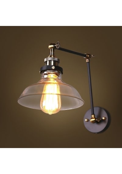 Riolight Retro1,rustik,vintage Eskitme Mafsallı 1xe27 Akrobat Har Eskitme