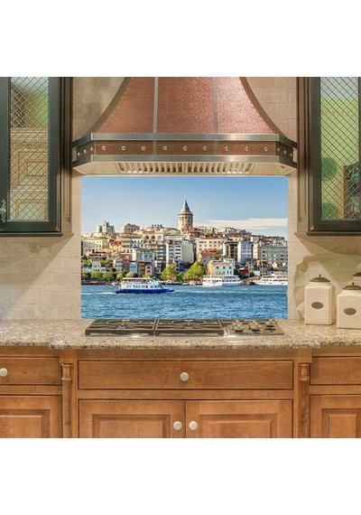 Mutfak Duvar Tezgah Arası Ocak Arkası Sticker Kaplama İstanbul Ga
