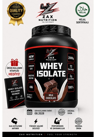 Milk Cikolata İzole Whey %100 Çikolata