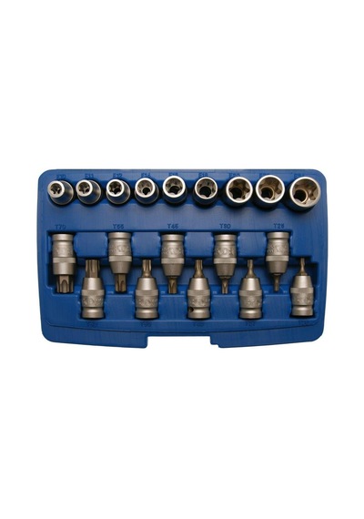 Lokma Set Torx Tork 1/2 19 Parça T20-t70 / E10-24