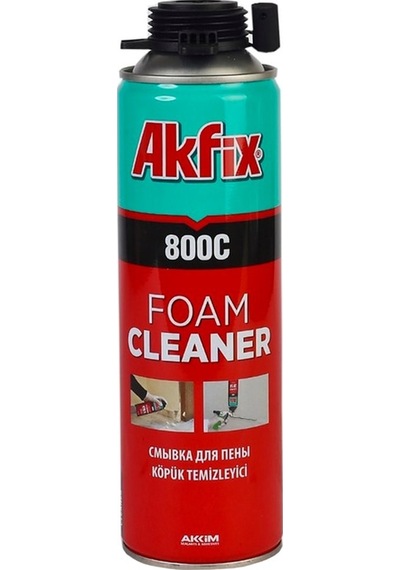Akfix 800C Köpük Tabancası Temizleme Spreyi Temizleyici 500 Ml (464949172) Çok Renkli