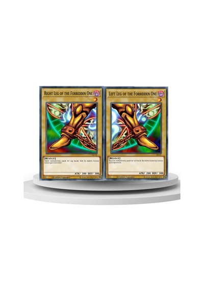 Yu-gi-oh Yenilmez Exodia Türkçe Kutulu Kartları