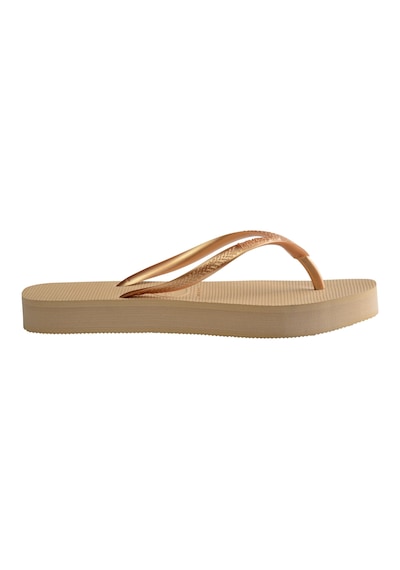 Slim Flatform Altın Kadın Terlik 41-42 Altın