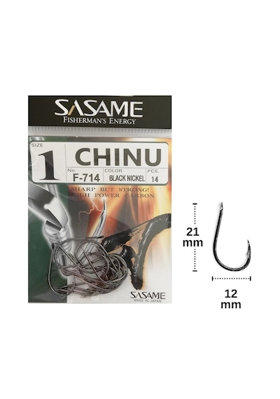 Sasame F-714 No:1 Chinu Olta İğnesi 14 Adet