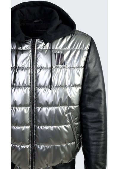 Valmenti Erkek Icon Deri & Tekstil Deri Mont 993 P-201 Erk Mont Sk23/24 Gri