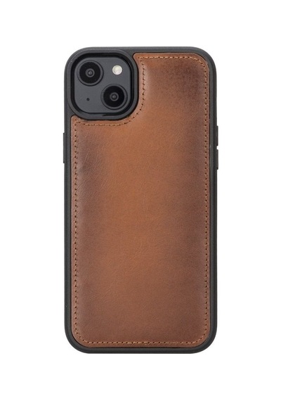 Apple Uyumlu iPhone  14 Plus Deri Cüzdanlı Kılıf  Mwwn Rst2ef Taba