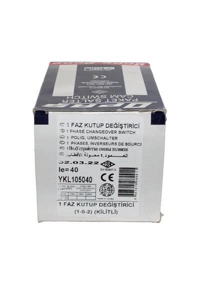 Opaş 1X40A 1-0-2 Kilitli Şalter