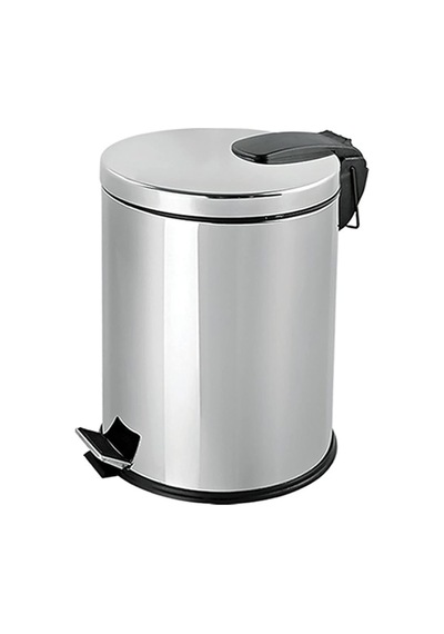 Mutfak Paslanmaz Çelik Pedallı Metal Çöp Kovası 20 Lt Lüx Çöp Kovası Banyo Çok Renkli