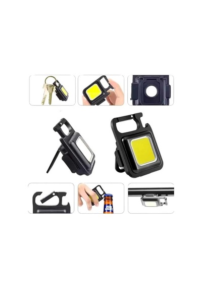 Led Işık Acil Durum Işığı Çok Fonksiyonlu Mıknatıs Özelliği Siyah 99197141