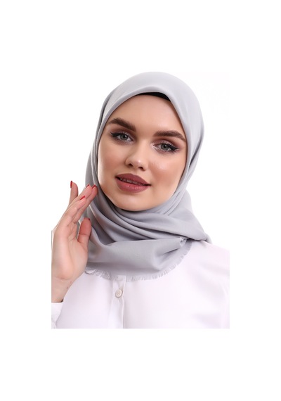 Pamuklu Pano Düz Desensiz Örtü Gri