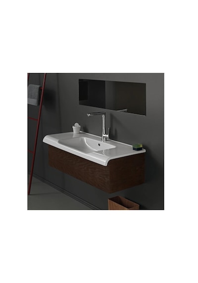 Turkuaz Seramik Cerastyle Anova 80 x 50 CM Etajer Uyumlu Lavabo