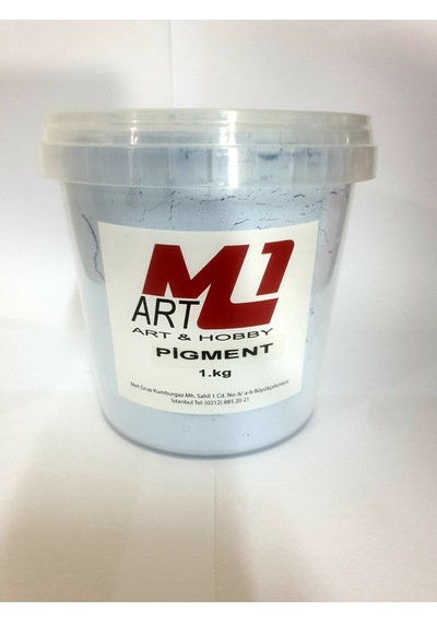M1 ART Toz Pigment Boya 1.kg - AÇIK MAVİ