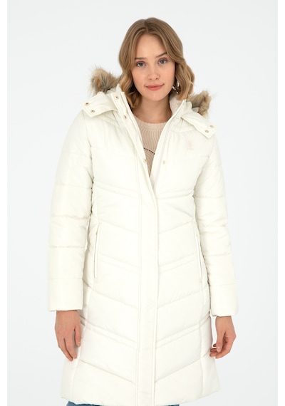 U.s. Polo Assn. Kadın Krem Kaban 50289558-vr071 Krem