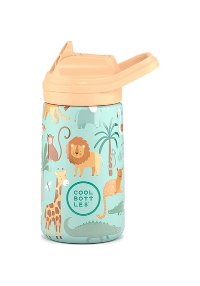 Cool Bottles The Kiddie Bottle Little Wheels Pipetli Termos Suluk 350 Ml Çok Renkli