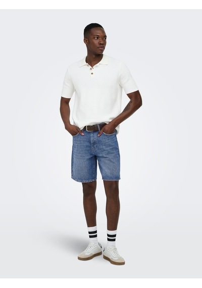 ONLY & SONS Onsedge Db 3223 Taı Dnm Shorts Erkek Mavi Şort - 22033223