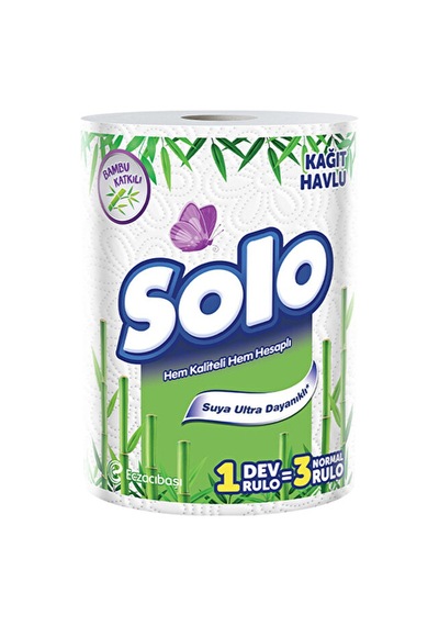 Solo Kağıt Havlu Dev Rulo Tekli
