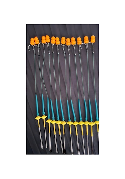 Yemleme Botu 12 Turuncu Kubbe Rig Ve Boli Yüzen Model 12 Takım İnneler 2,3 No İnnesi Kambur Deyildir