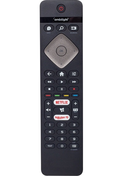 Weko Kl Philips Uyumlu Ambılıght Netflıx-rakuten Tv Tuşlu 43pus6504/62 Led Tv Kumanda 40179 2302