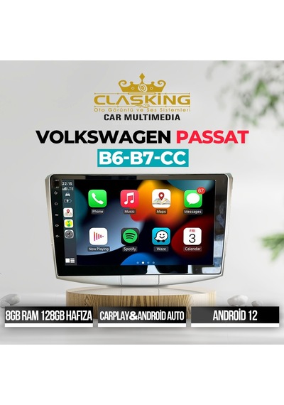 Volkswagen Passat B6-b7-cc 8 Gb Ram 128 Gb Hafıza Androıd Multime