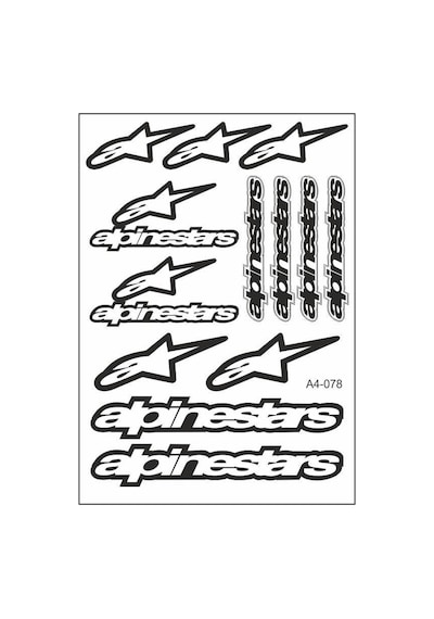 A4 Sticker 078 Tek Paket Çoklu Sticker Standart
