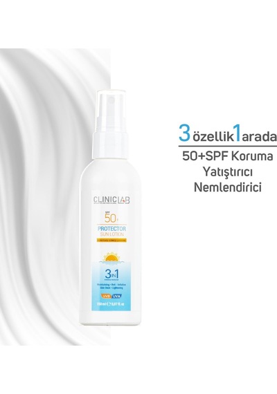 Cliniclab Besleyici ve Nemlendirici Güneş Losyonu SPF50+ 150 ML