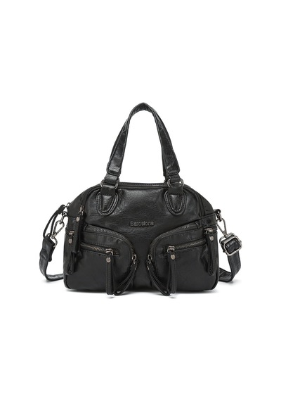 Smart Bags Pudra Küçük Boy Çok Cepli Uzun Askılı Kadın Günlük El Ve Omuz Çantası Siyah