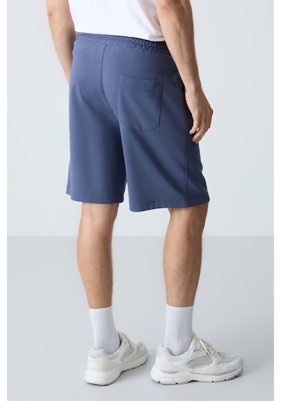 Air Jones Tommy Life Petrol Pamuklu Kalın Yumuşak Dokulu Standart Fit Basic Erkek Şort - 81275 Petrol