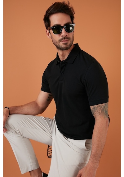 Exxe Erkek Polo Ex601-Siyah